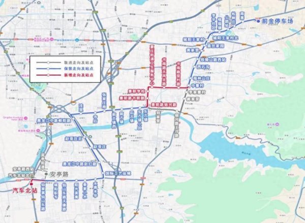 爱一配 青岛904路公交将优化调整 沿线居民换乘地铁1号线更方便